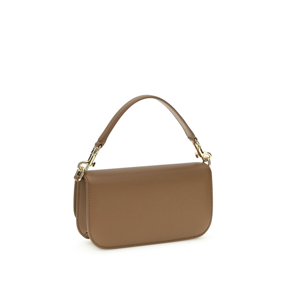 Dolce & Gabbana Brown Calf Leather Bos Taurus Handbag - Image 3