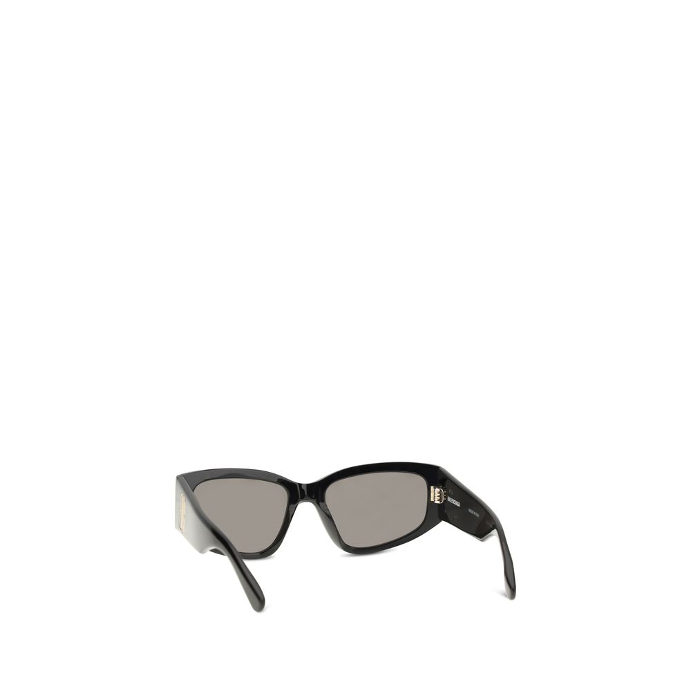 Balenciaga Black Acetate Sunglasses - Image 3