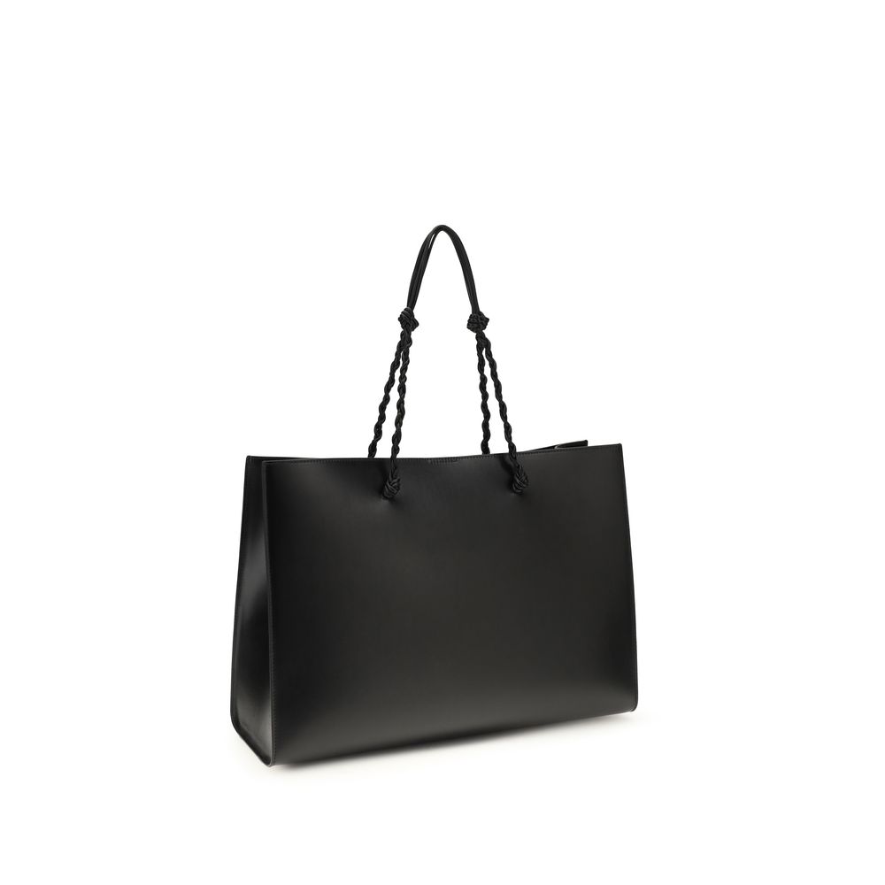 Jil Sander Black Calf Leather Bos Taurus Shoulder Bag - Image 3