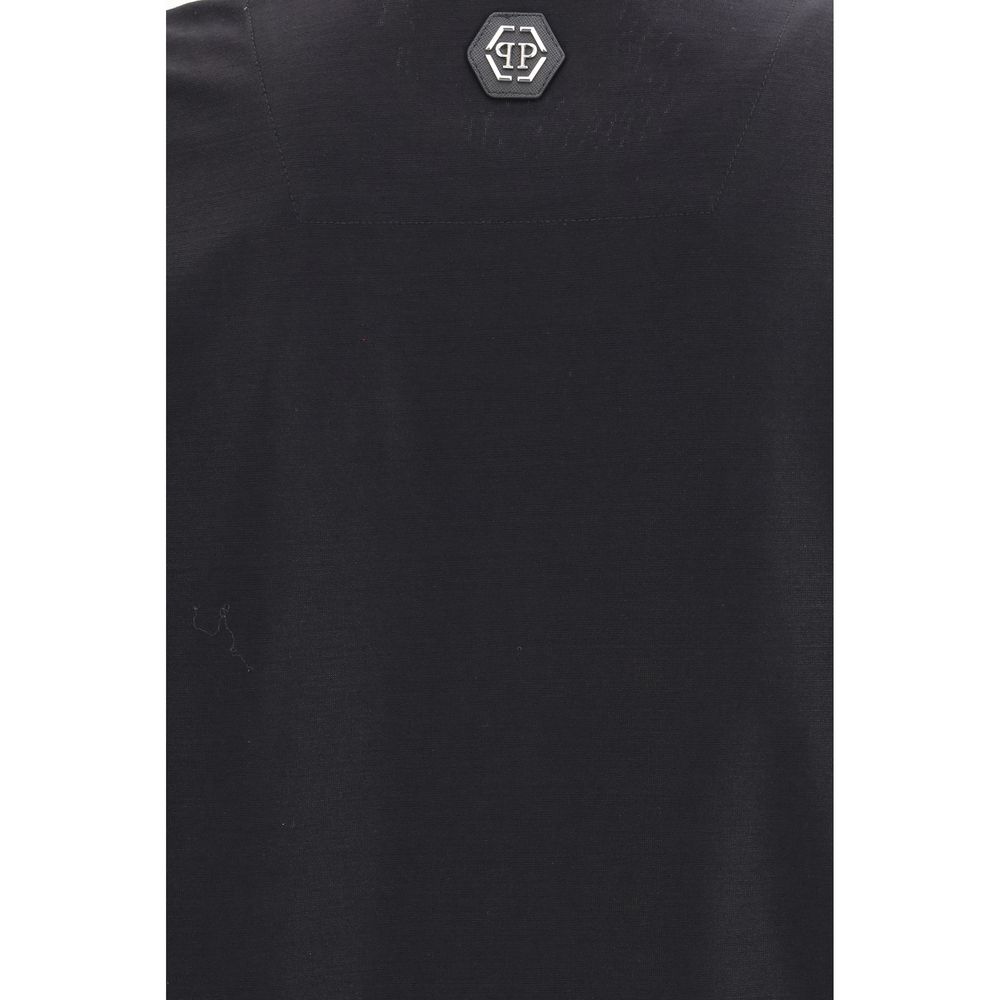 Philipp Plein Black Cotton T-Shirt - Image 3