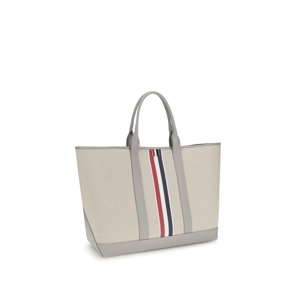 Thom Browne Gray Fabric Shoulder Bag - Image 2