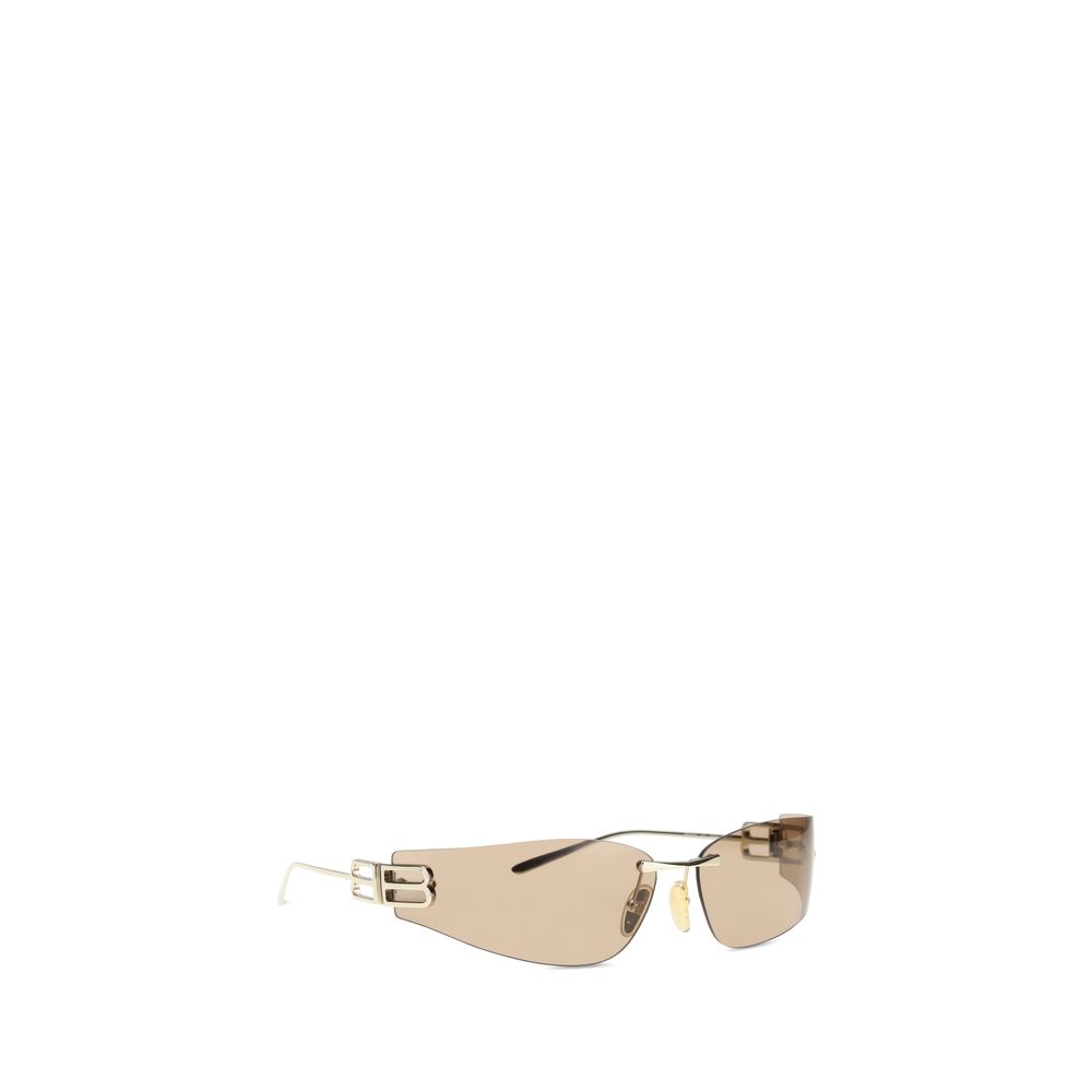 Balenciaga Gold Metal Sunglasses - Image 2