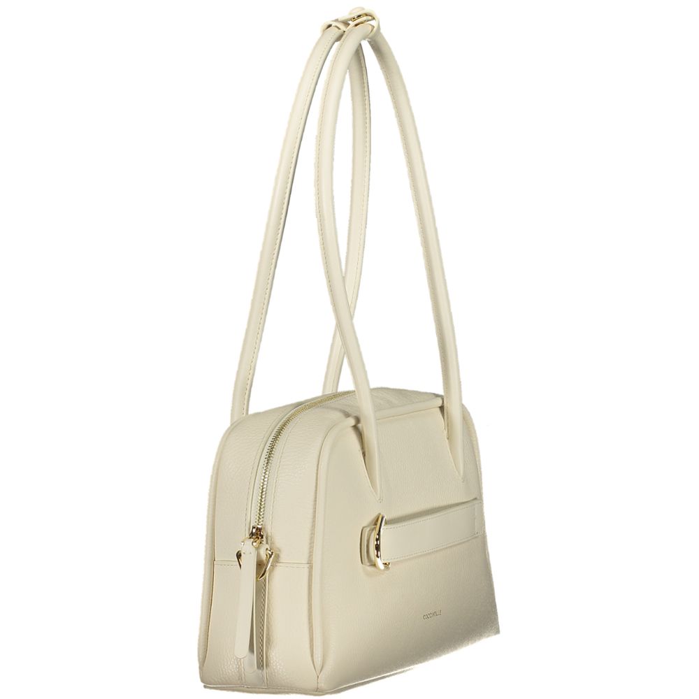 Coccinelle Bianco Pelle Women Handbag - Image 3