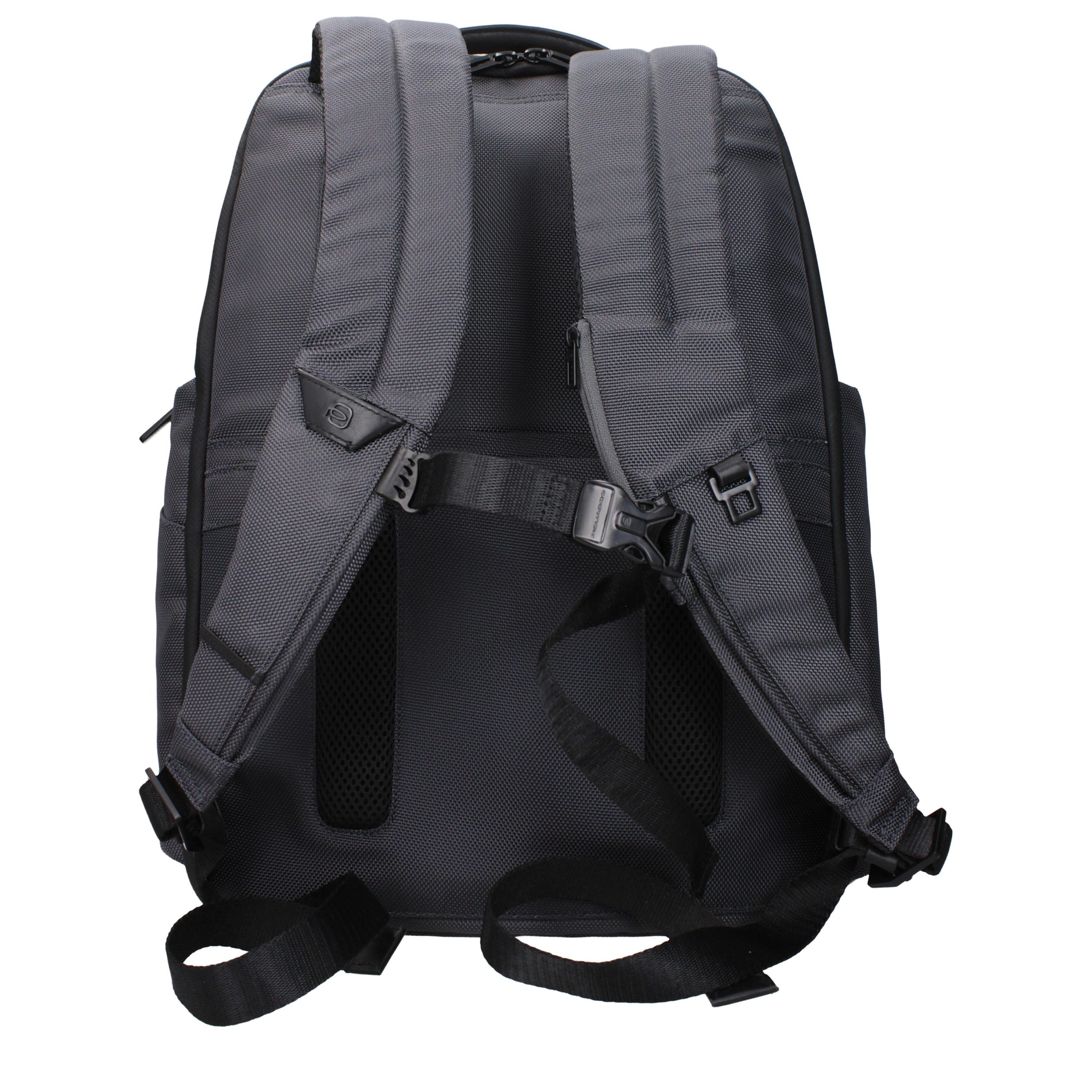 Piquadro Gray Nylon Backpack - Image 3