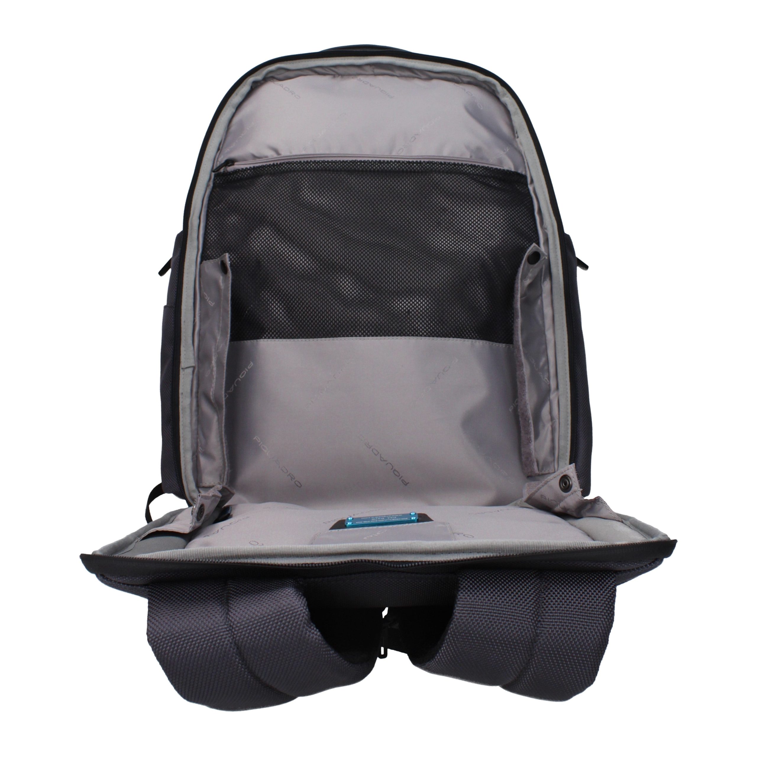 Piquadro Gray Nylon Backpack - Image 4