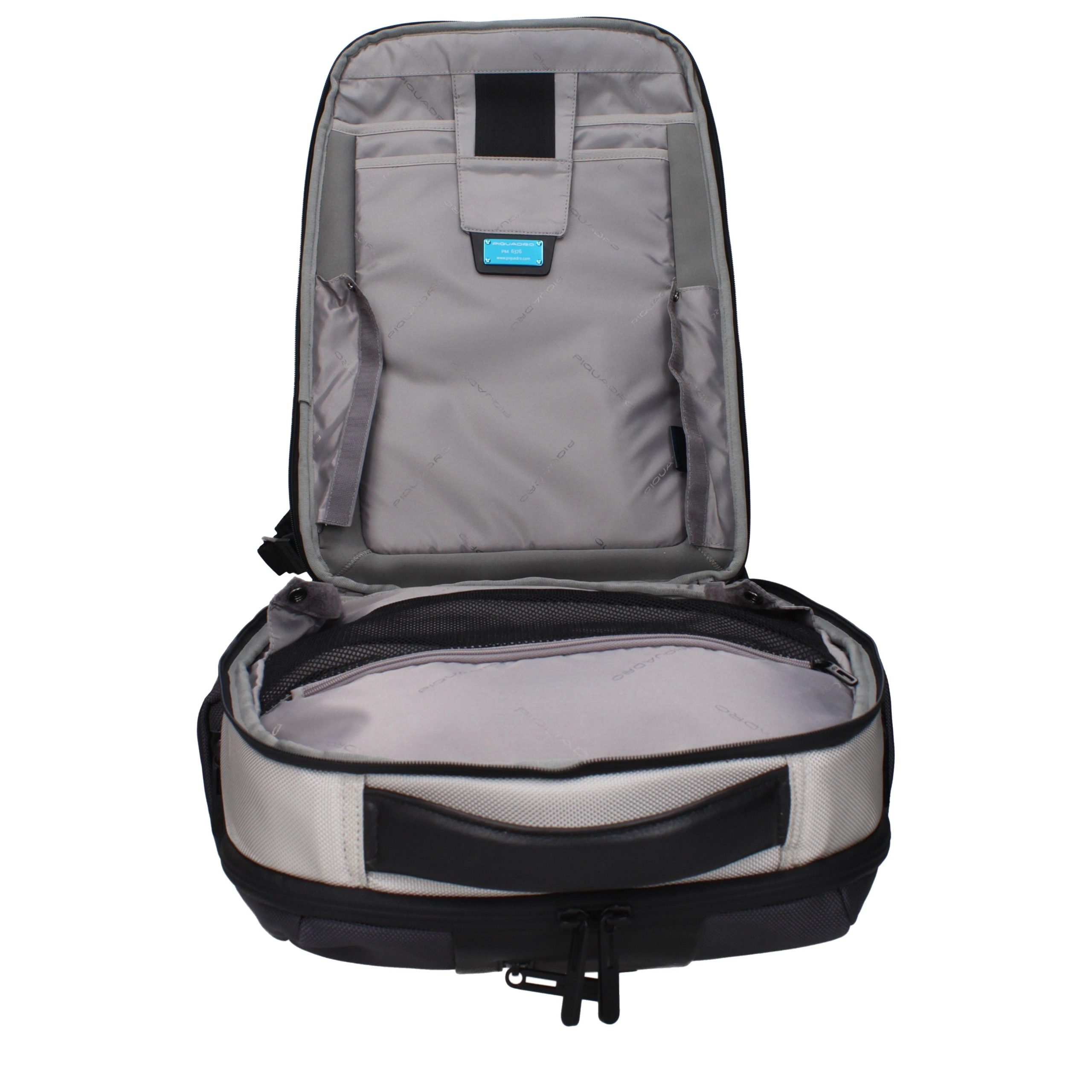 Piquadro Gray Nylon Backpack - Image 5