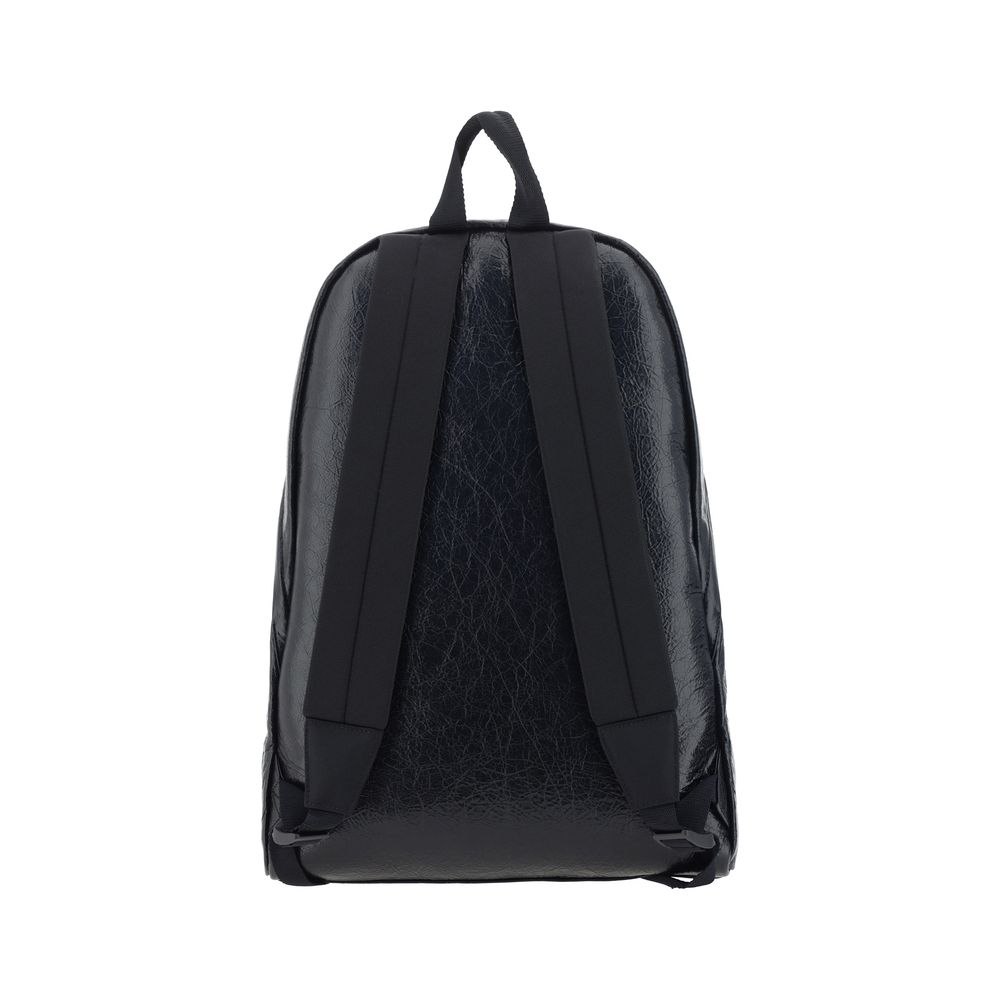 Balenciaga Black Calf Leather Bos Taurus Backpack - Image 2