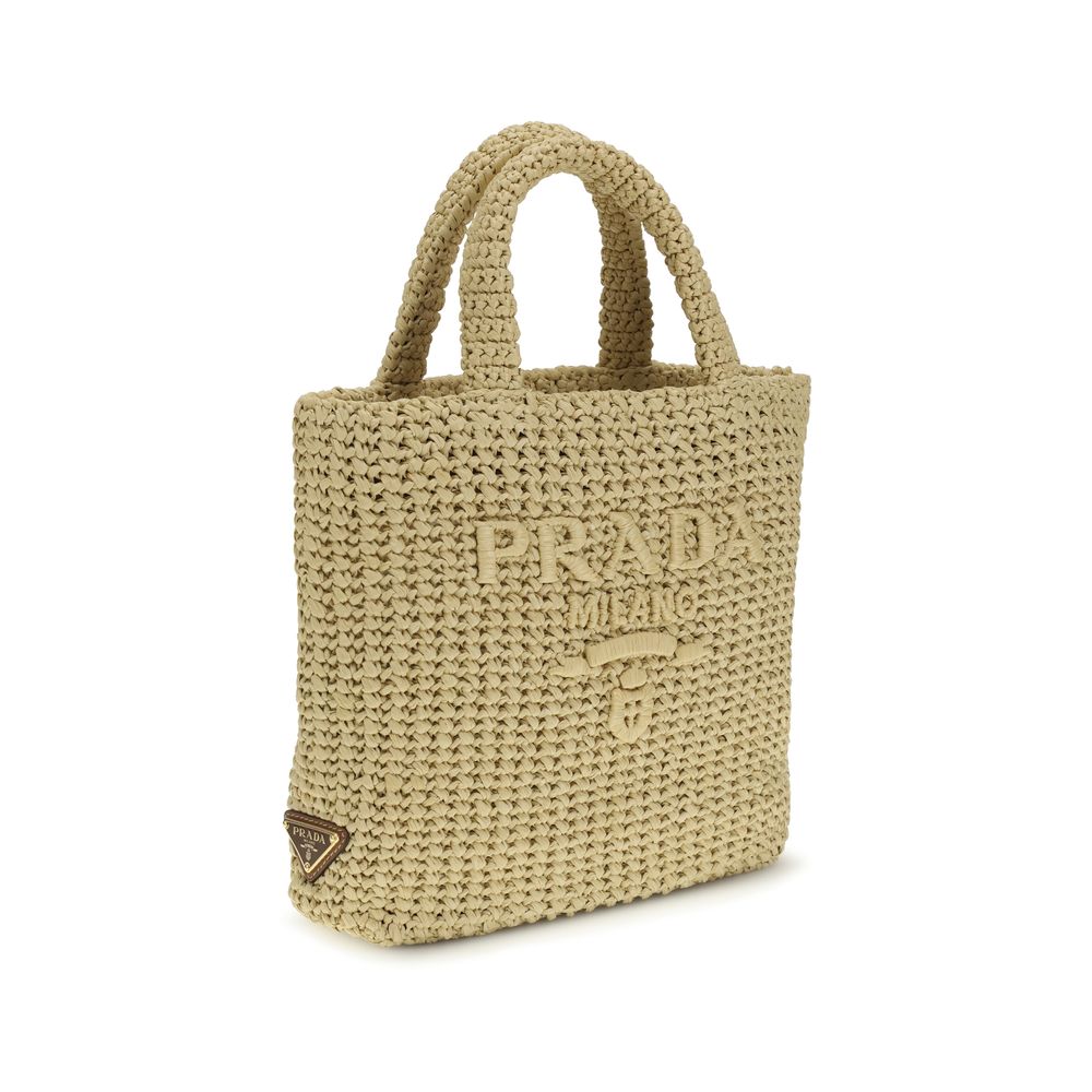 Prada Beige Viscose Handbag - Image 2