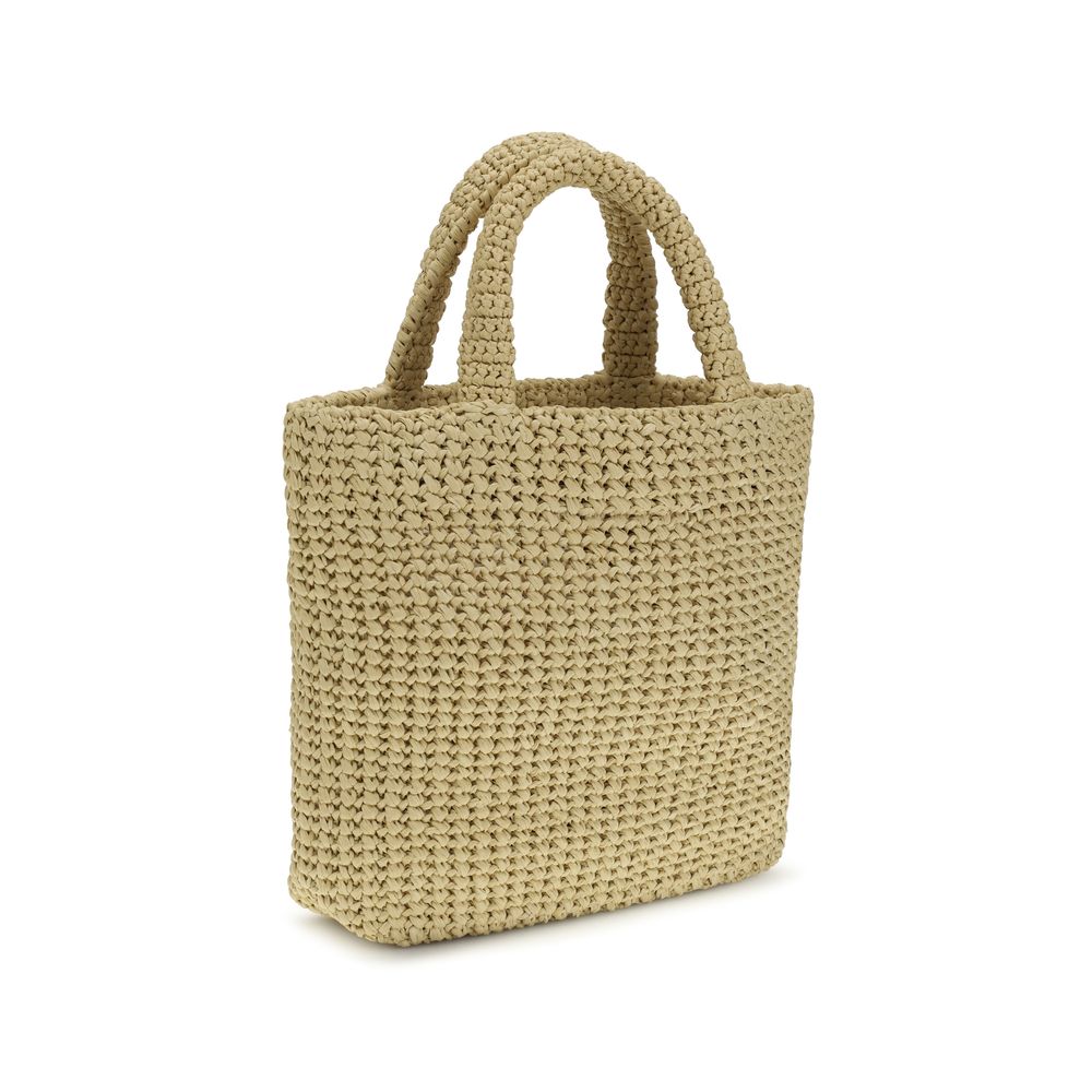 Prada Beige Viscose Handbag - Image 3