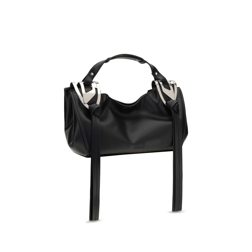 Diesel Black Calf Leather Bos Taurus Handbag - Image 2
