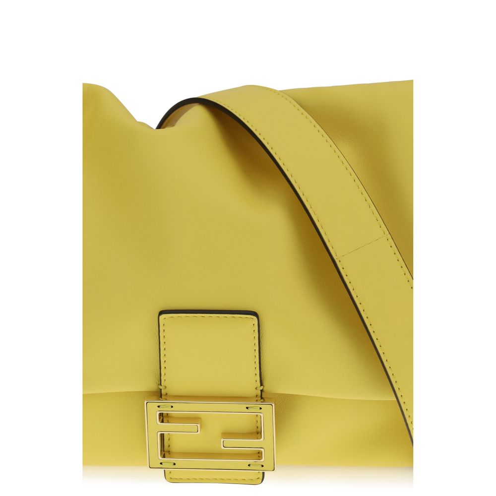 Fendi Bicolor Lamb Ovis Aries Aries Shoulder Bag - Image 4