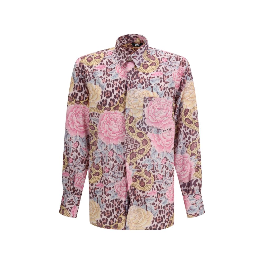 GCDS Multicolor Polyester Shirt