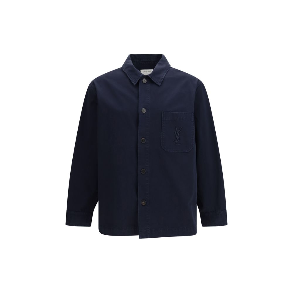 Saint Laurent Blue Cotton Denim Jacket