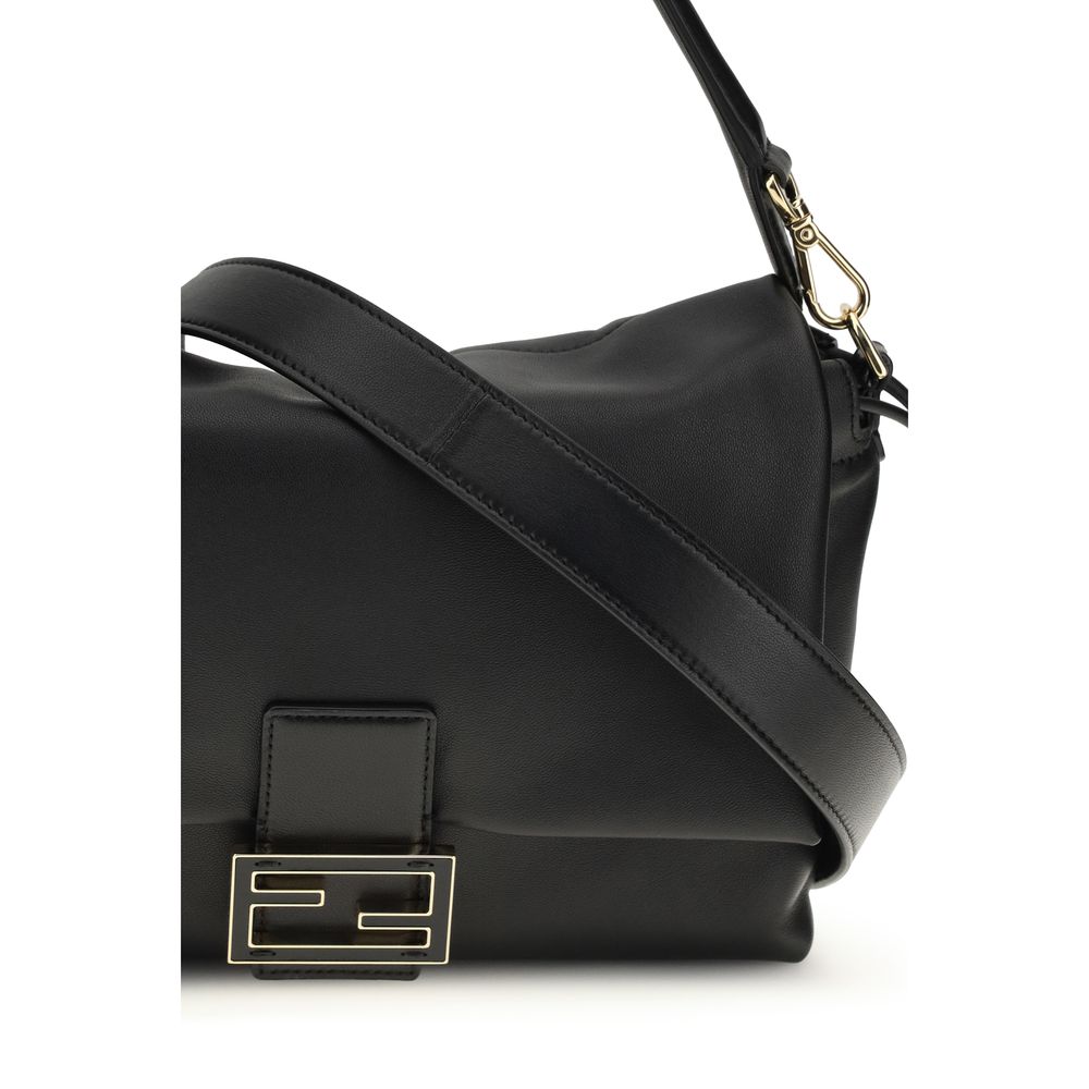 Fendi Black Lamb Ovis Aries Aries Shoulder Bag - Image 4