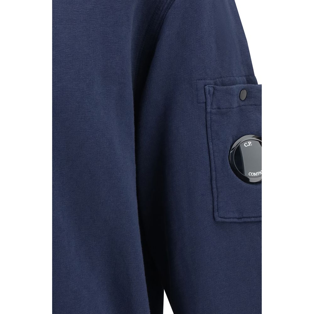 C.P. Company Blue Cotton Sweatshirt - Image 3