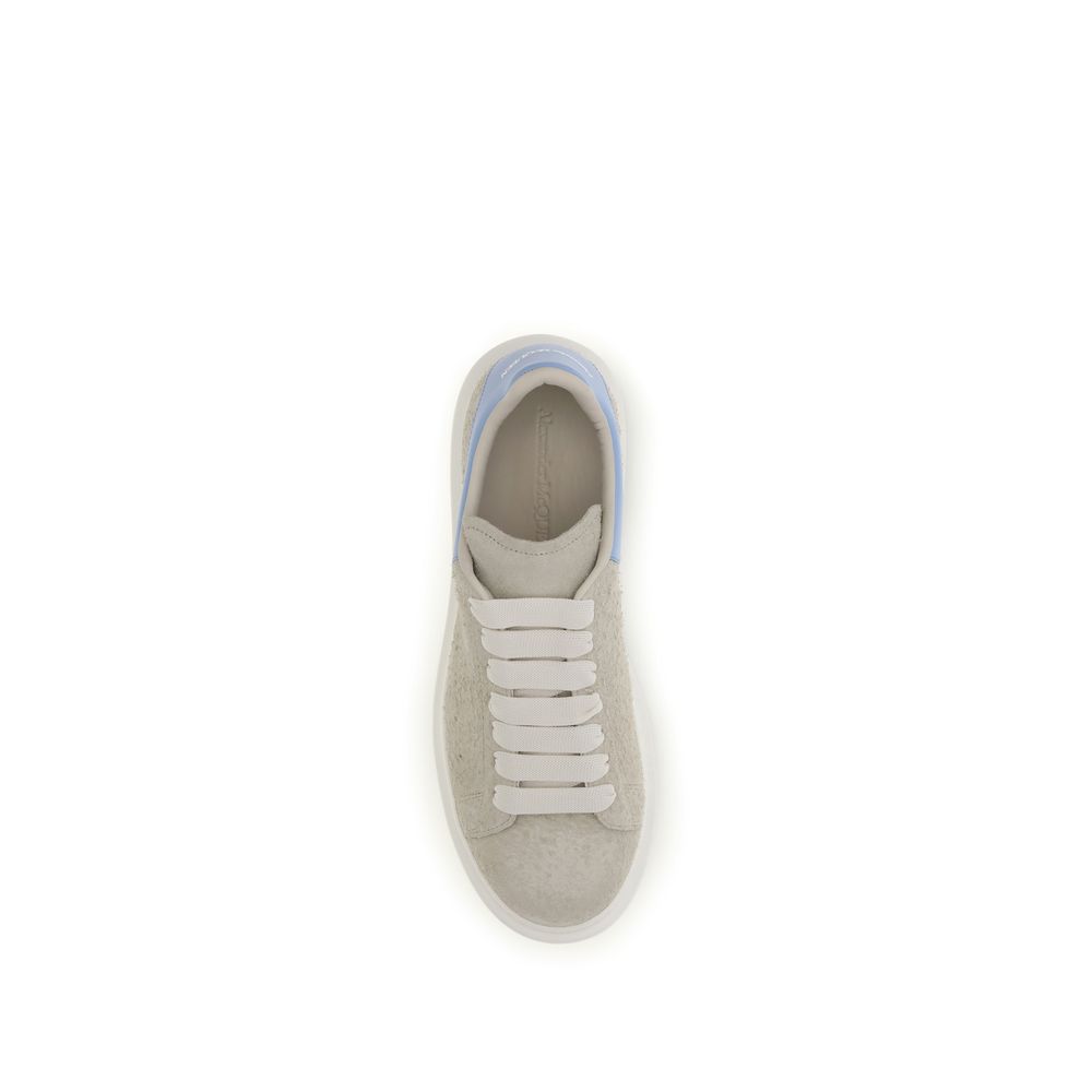 Alexander McQueen Beige Calf Leather Bos Taurus Chunky Sneakers - Image 4