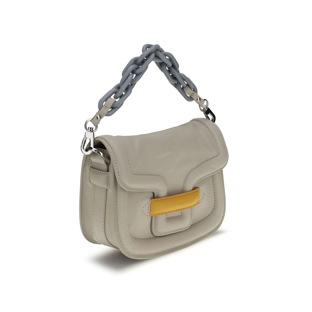 Pierre Hardy Gray Lamb Ovis Aries Aries Shoulder Bag - Image 2