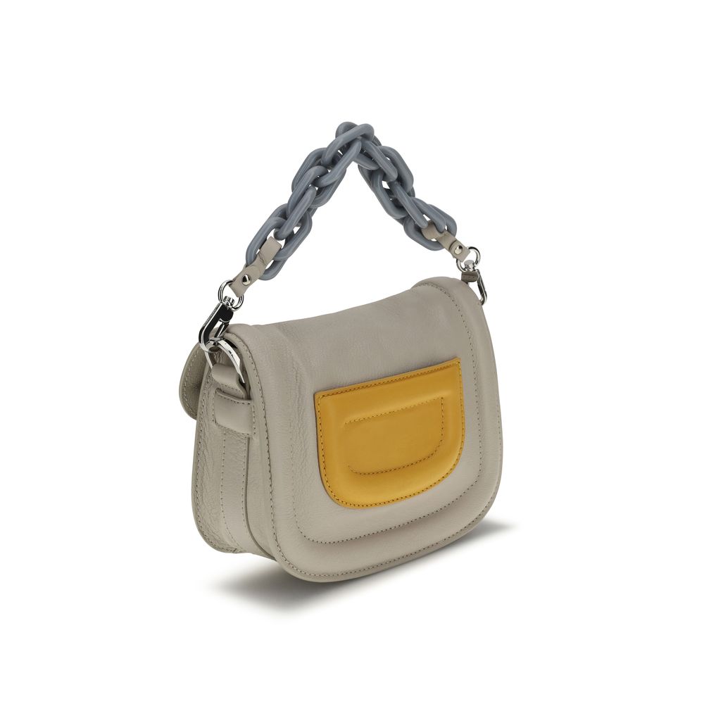 Pierre Hardy Gray Lamb Ovis Aries Aries Shoulder Bag - Image 3