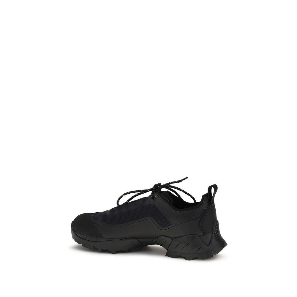 ROA Black Polyester Athletic Sneakers - Image 3