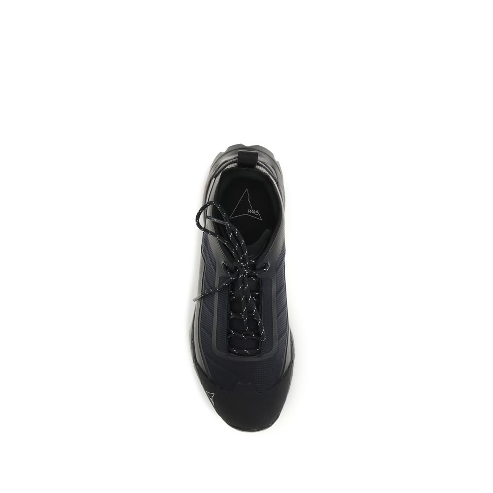 ROA Black Polyester Athletic Sneakers - Image 4