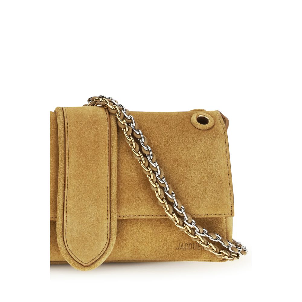 Jacquemus Beige Calf Leather Bos Taurus Shoulder Bag - Image 4