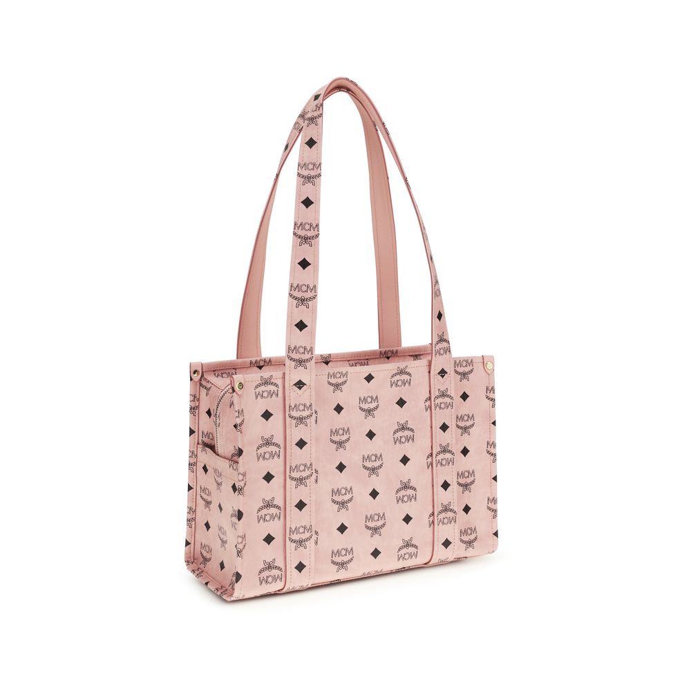MCM Multicolor Fabric Shoulder Bag - Image 3