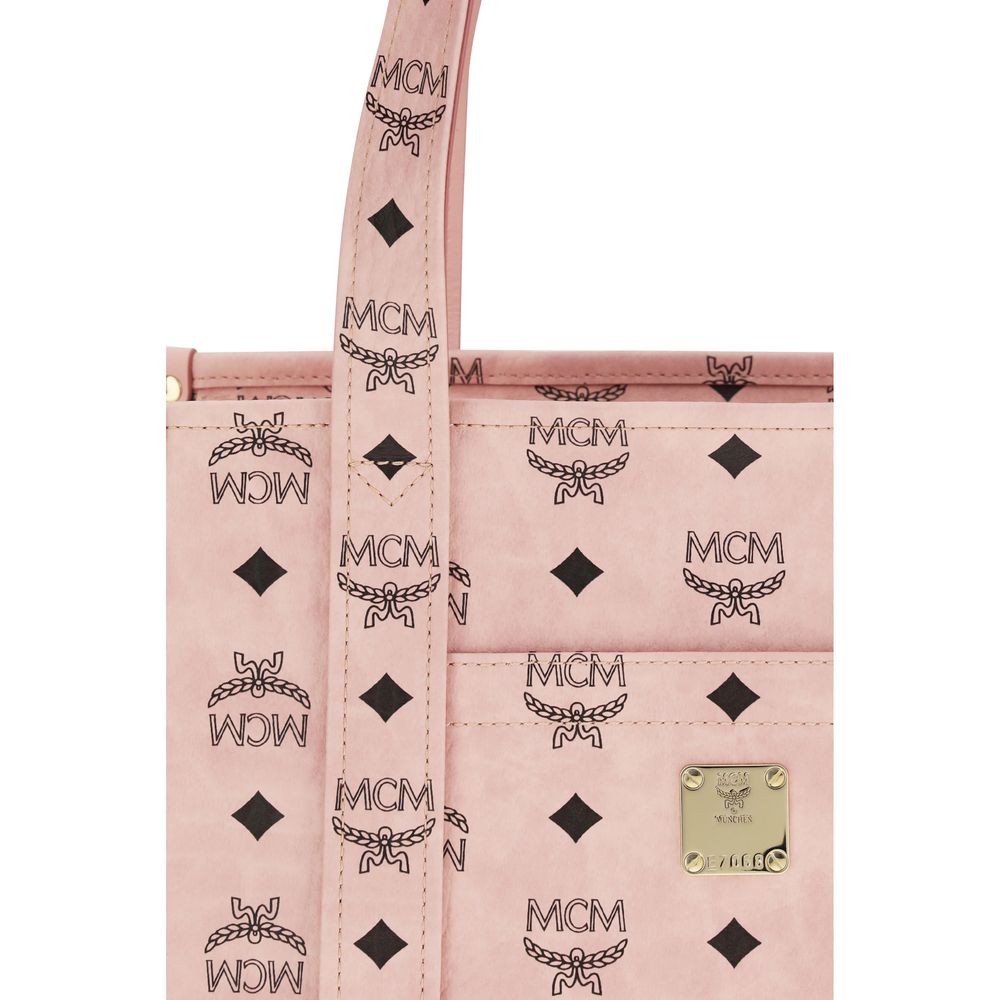 MCM Multicolor Fabric Shoulder Bag - Image 4