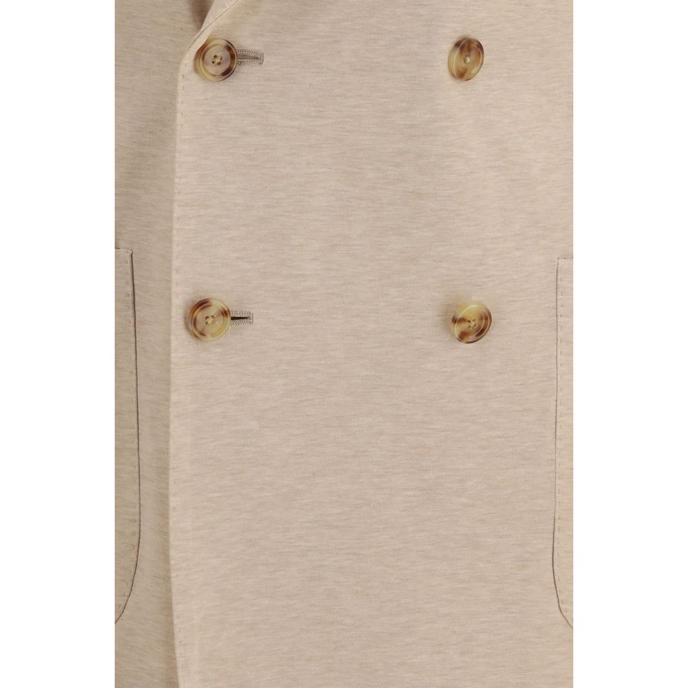 Lardini Beige Cotton Blazer - Image 3