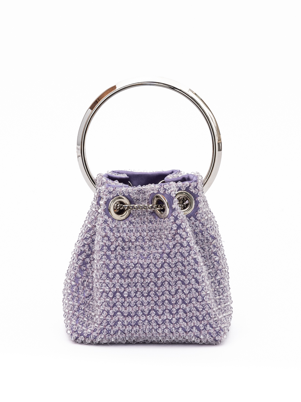Jimmy Choo Light Purple Bon Bon Micro Crystals Bucket - Image 2