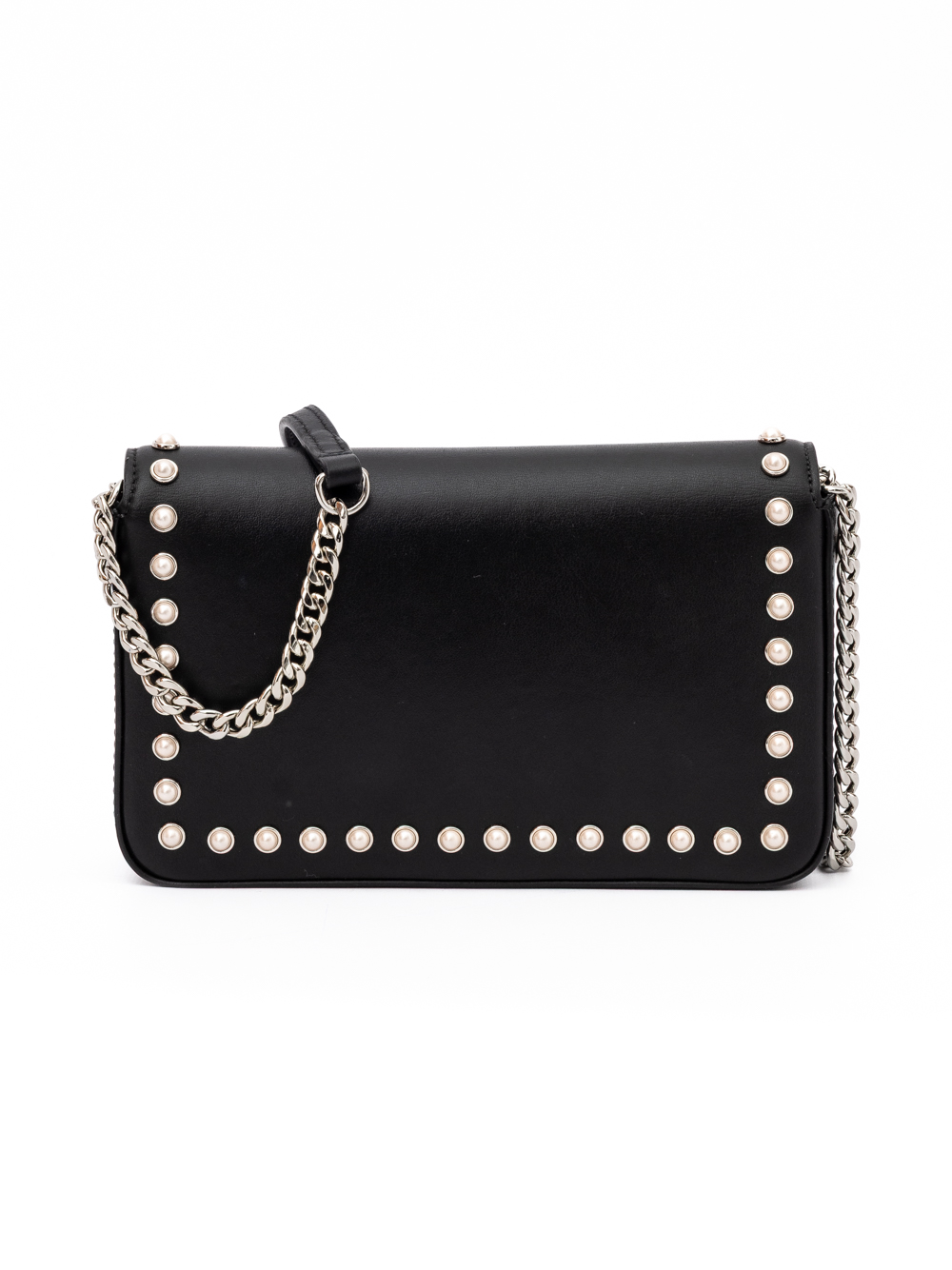 Jimmy Choo Black Leather Crossbody Bag - Image 2