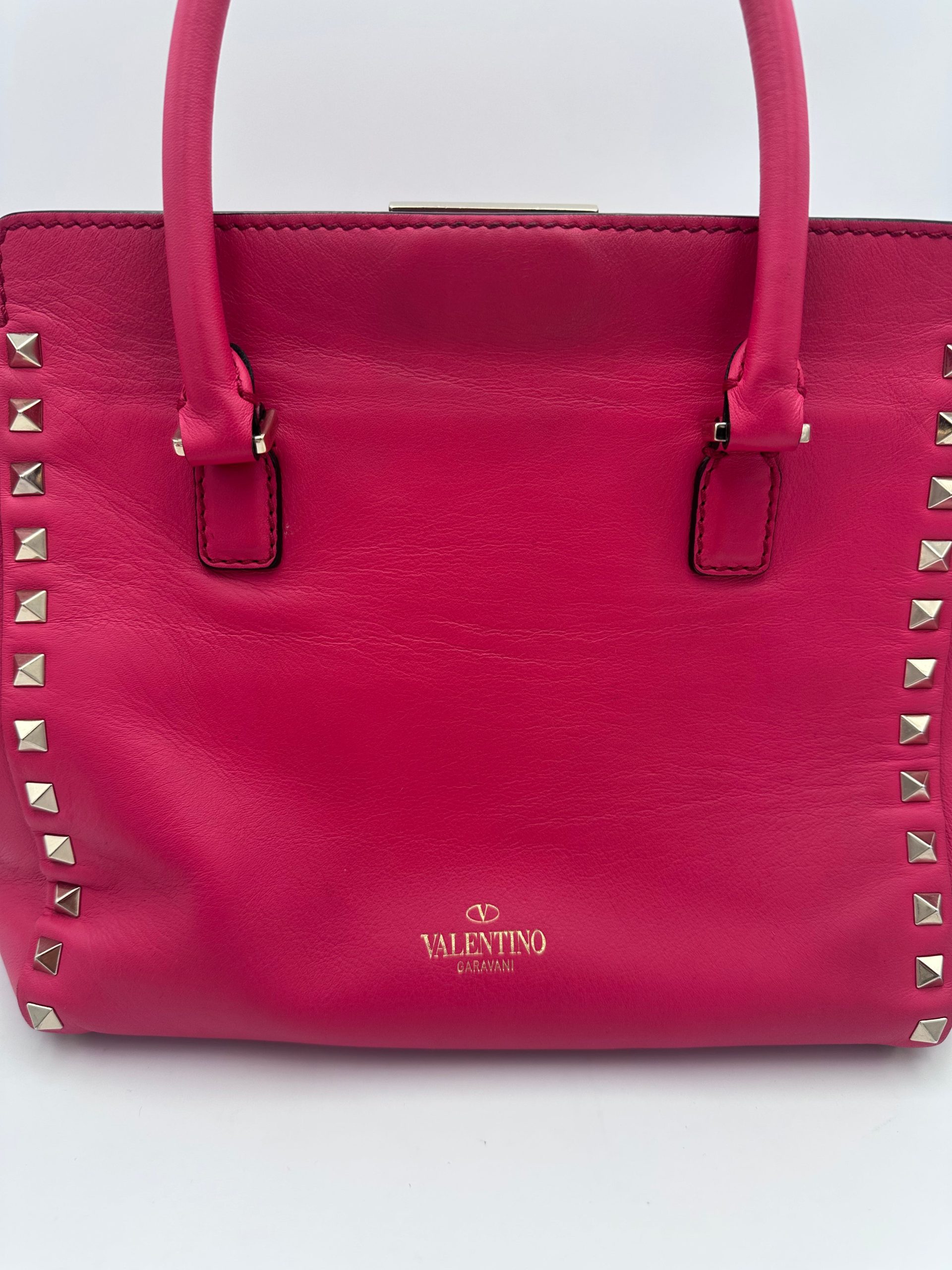 Valentino Garavani VALENTINO GARAVANI Rockstud Medium Pink Handbag - Image 3