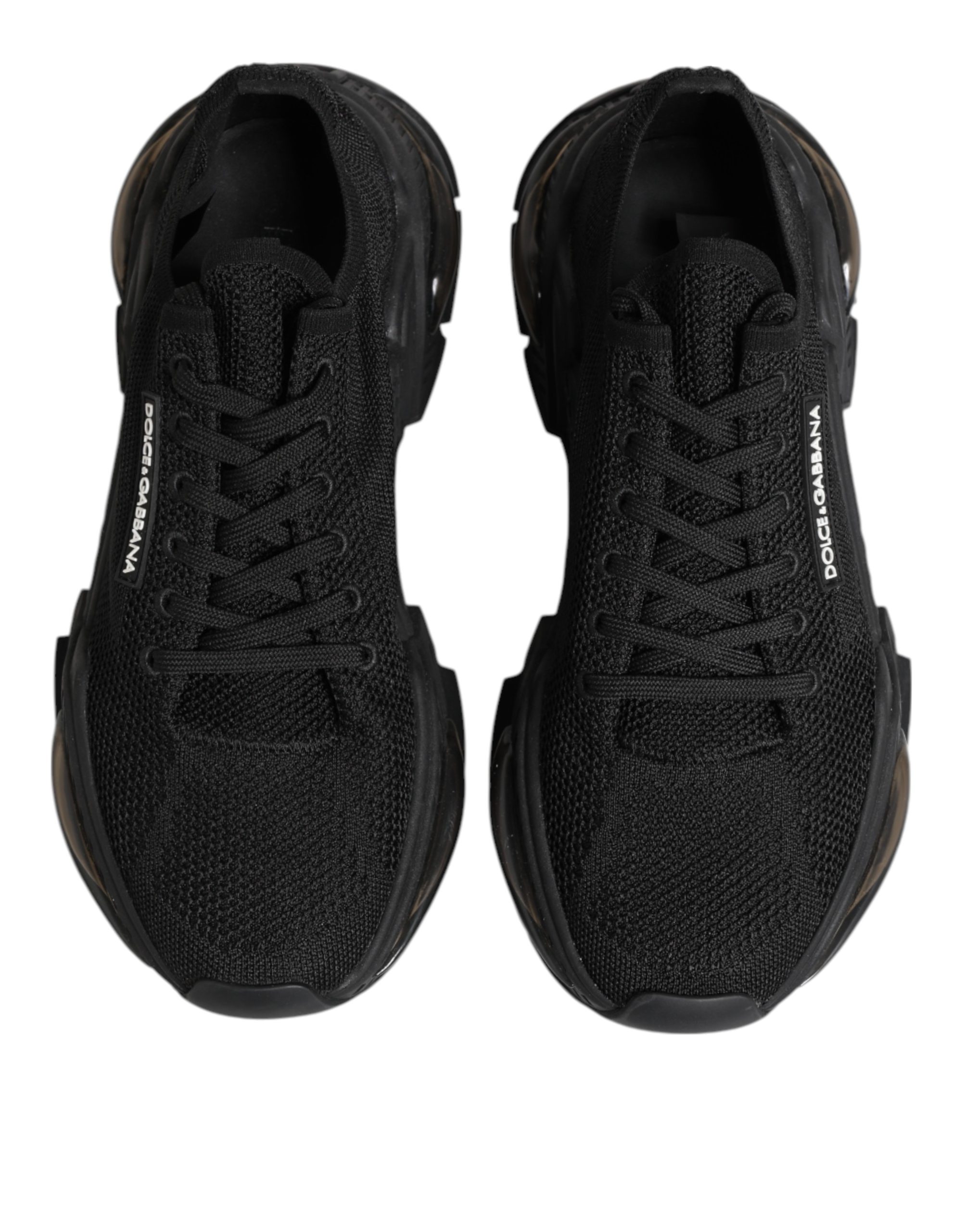 Dolce & Gabbana Black Airmaster Low Top Men Sneakers Shoes - Image 4