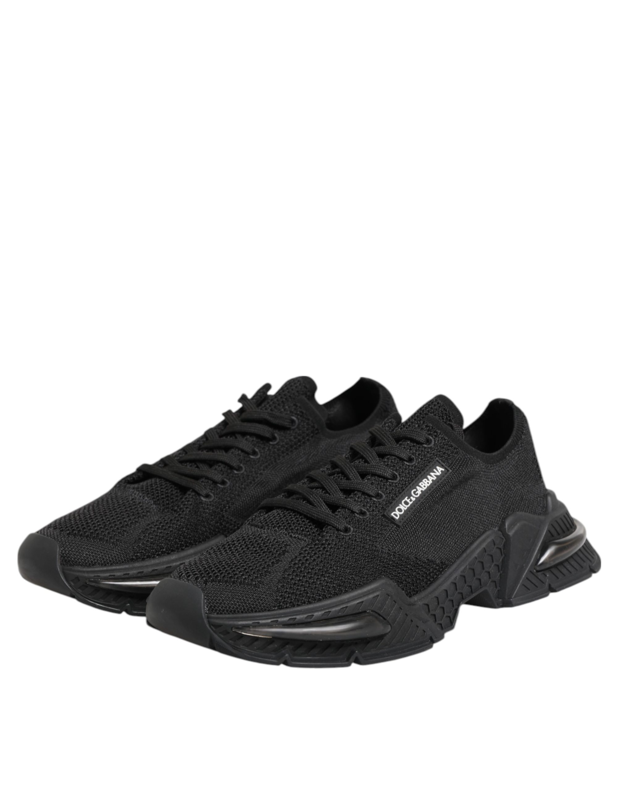 Dolce & Gabbana Black Airmaster Low Top Men Sneakers Shoes - Image 5