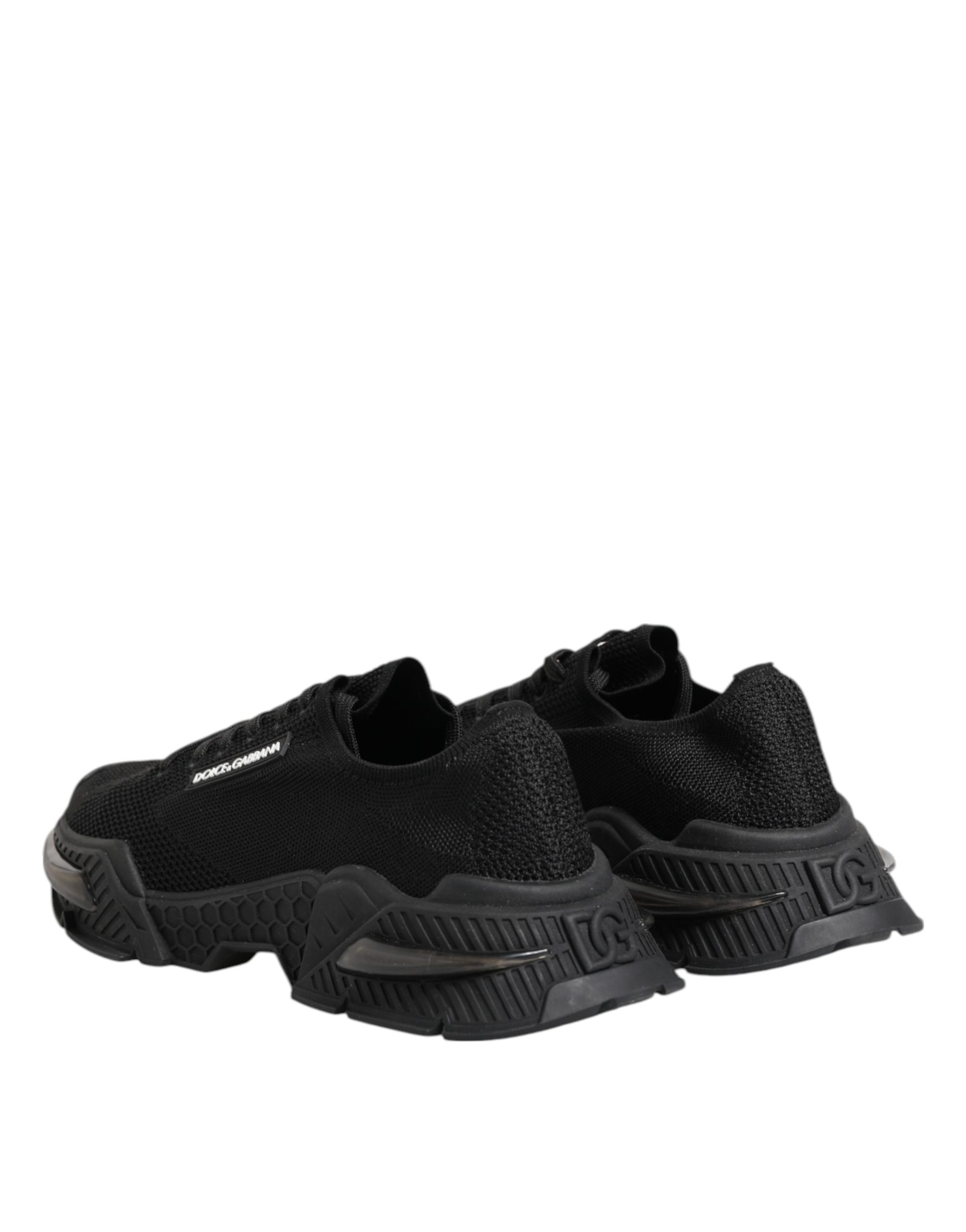 Dolce & Gabbana Black Airmaster Low Top Men Sneakers Shoes - Image 6