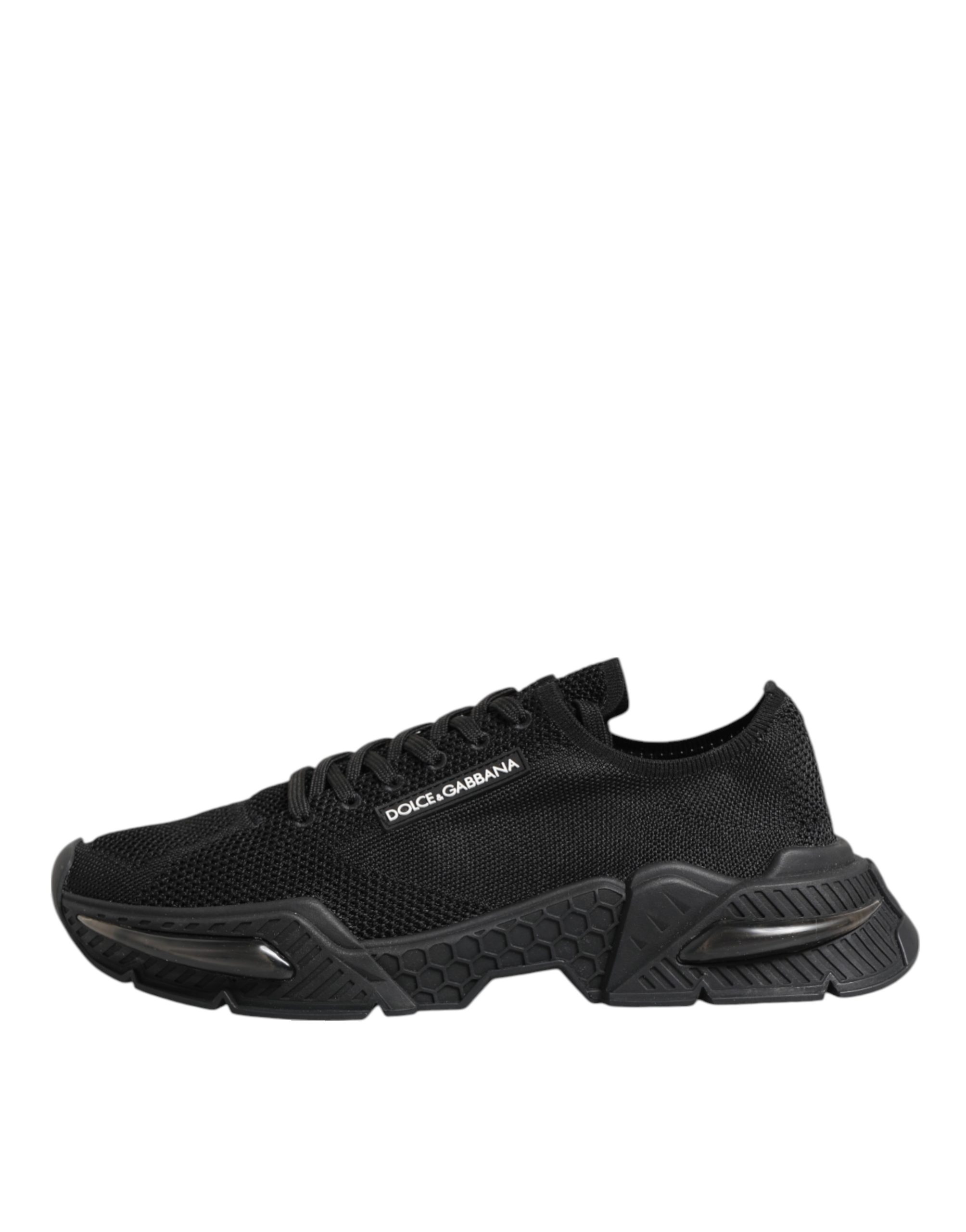 Dolce & Gabbana Black Airmaster Low Top Men Sneakers Shoes - Image 2