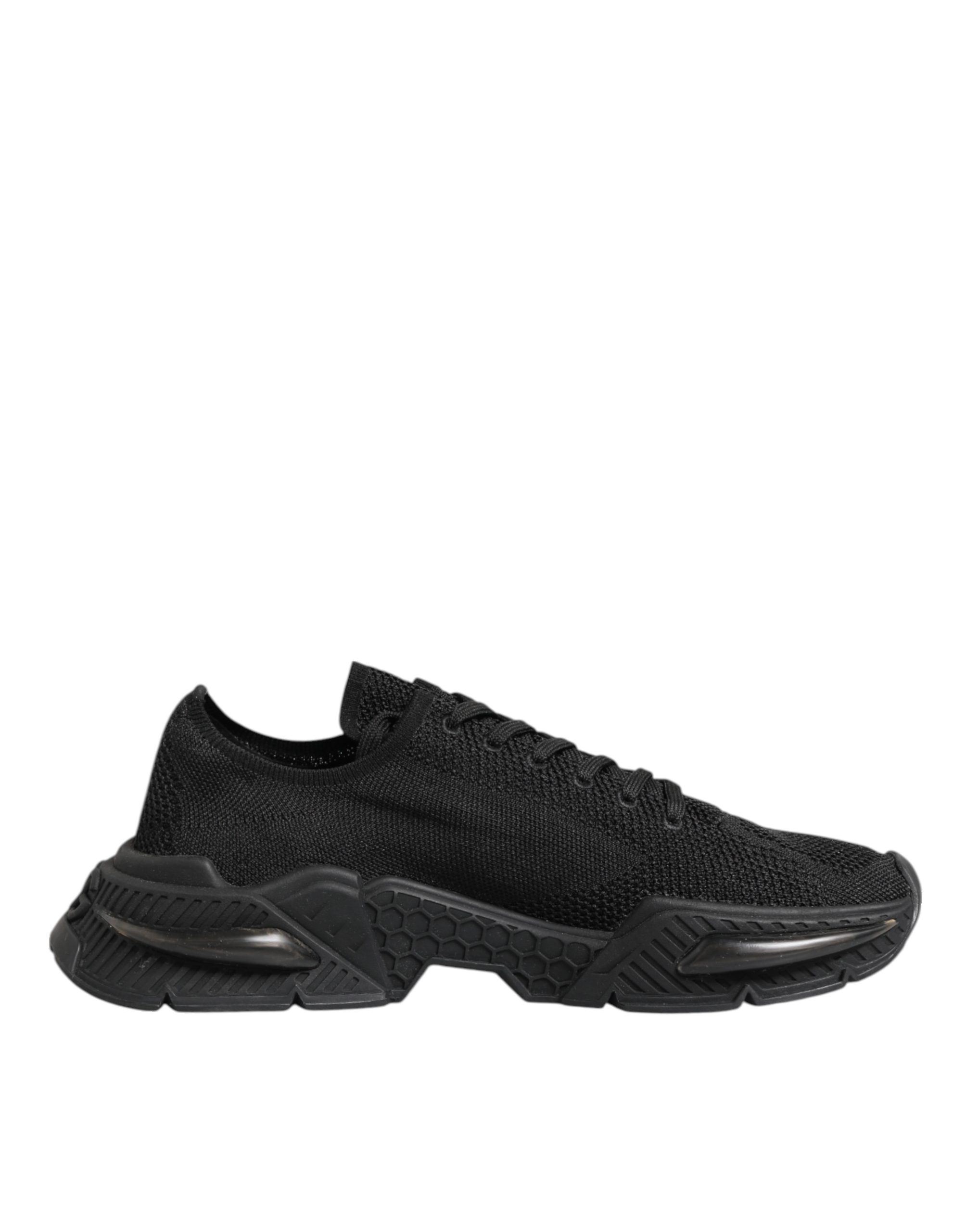 Dolce & Gabbana Black Airmaster Low Top Men Sneakers Shoes - Image 7