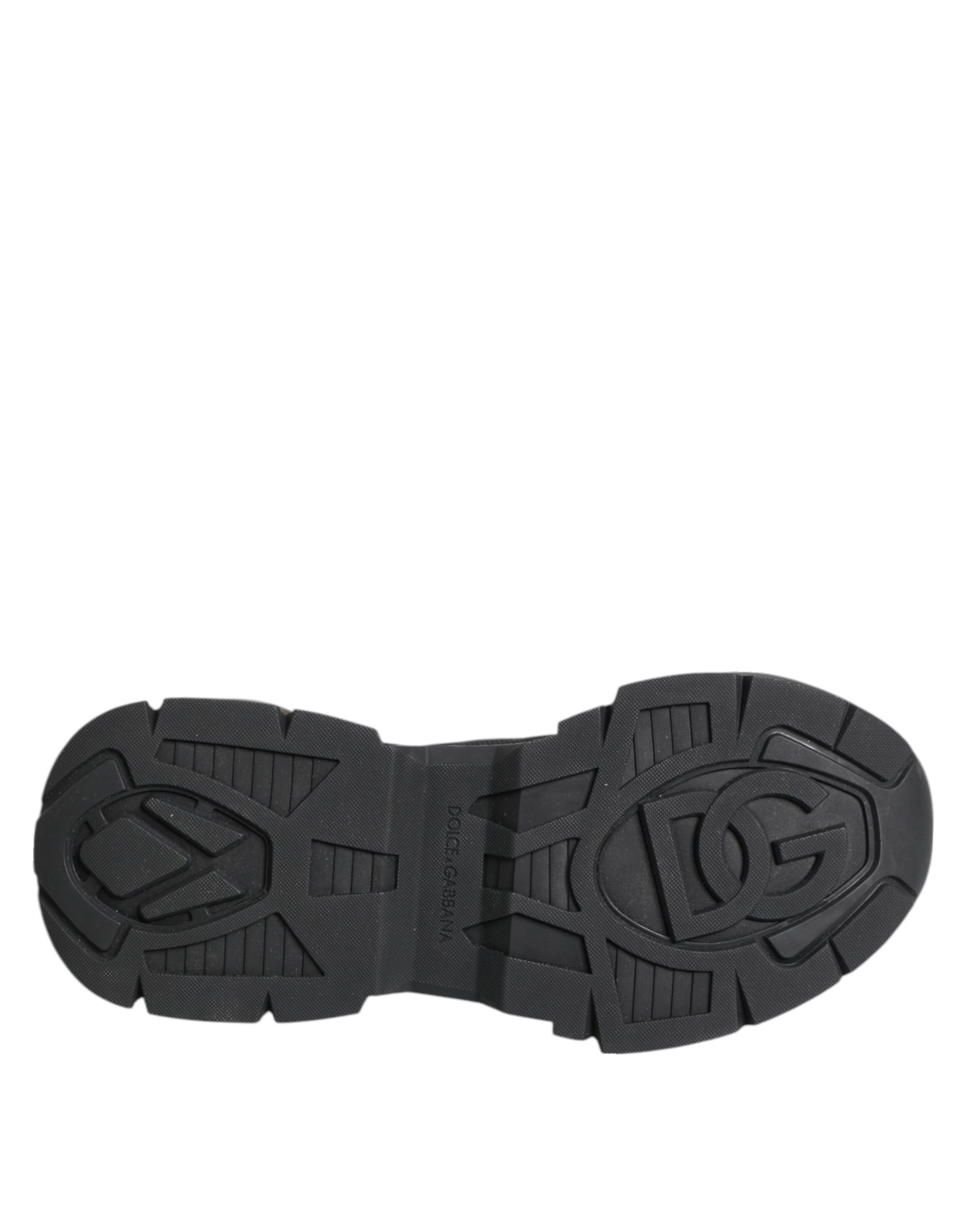 Dolce & Gabbana Black Airmaster Low Top Men Sneakers Shoes - Image 8