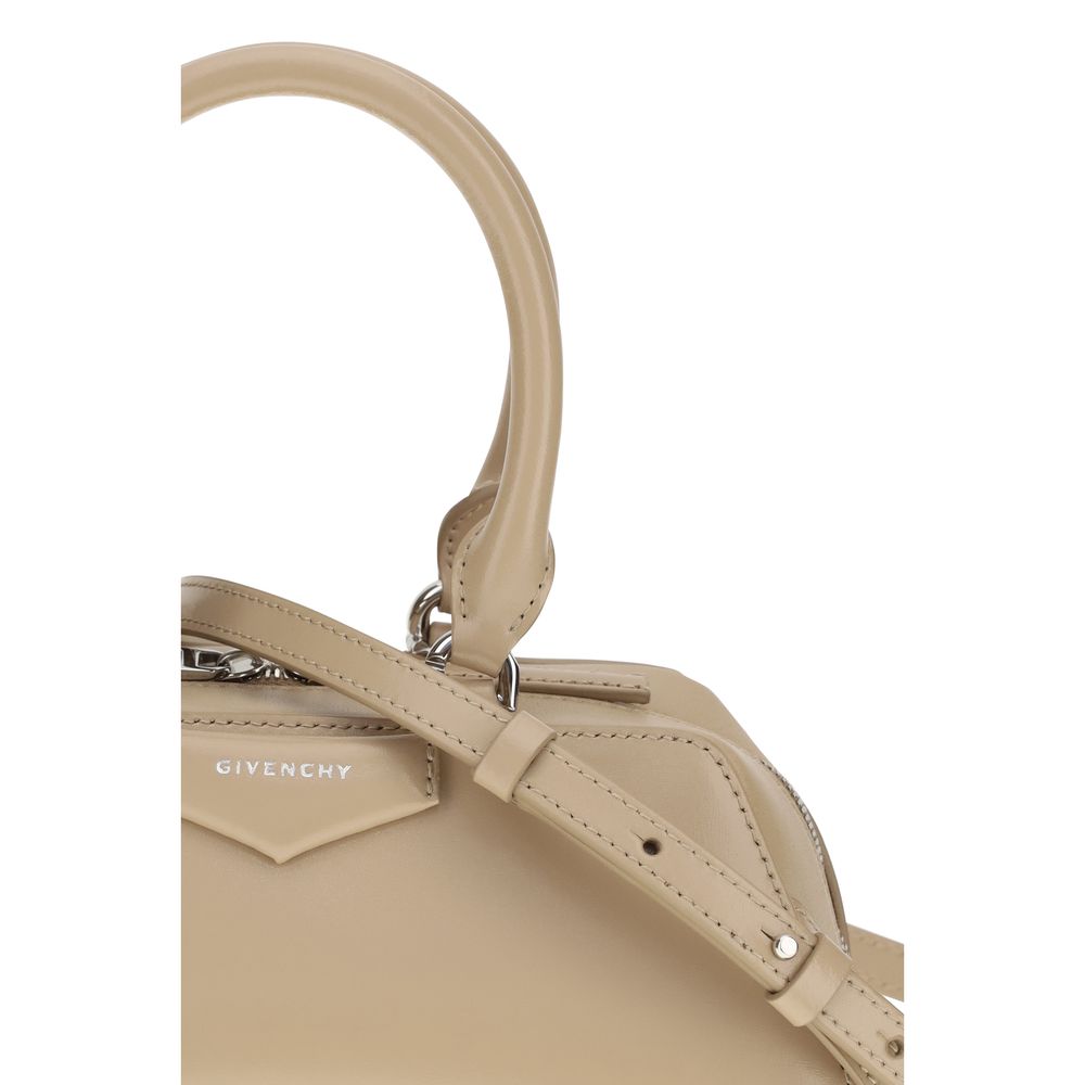 Givenchy Beige Calf Leather Bos Taurus Handbag - Image 4