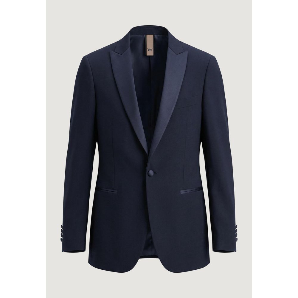 Mulish Blue Polyester Three-Piece Suit - Image 5