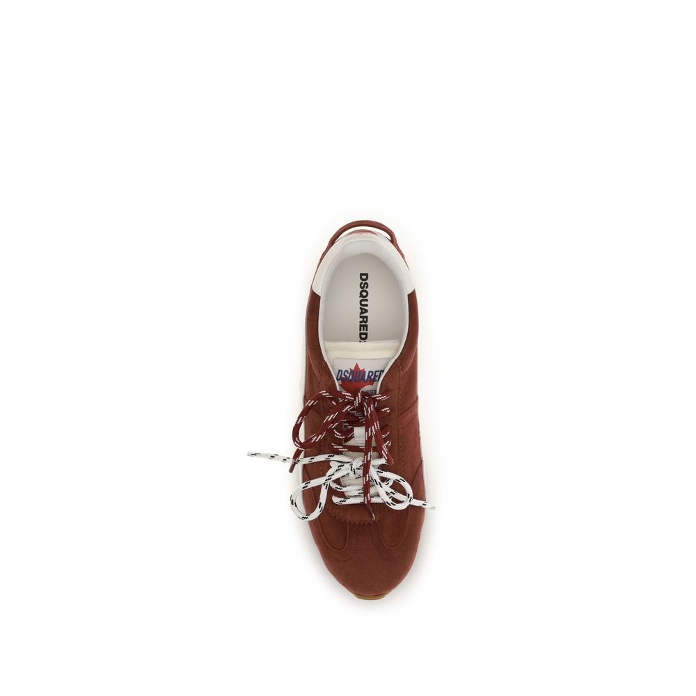 Dsquared² Multicolor Calf Leather Bos Taurus Low Top Sneakers - Image 4