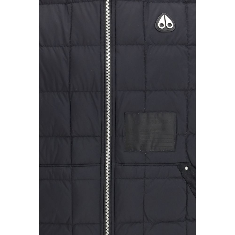 Moose Knuckles Black Nylon Sleveless Jacket - Image 3