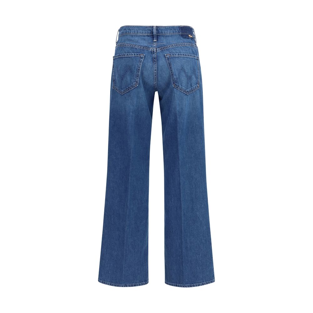 Mother Denim Blue Cotton Relaxed Fit Jeans - Image 2