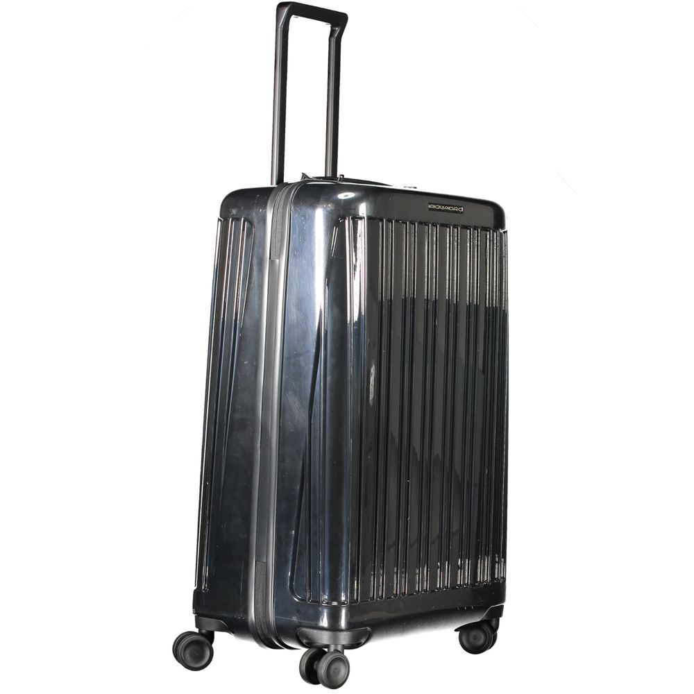 Piquadro Black Polycarbonate Men's Travel Bag - Image 3