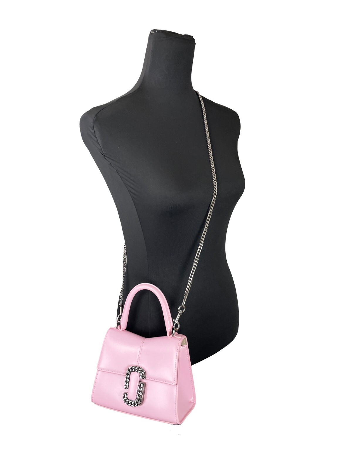 Marc Jacobs The St Marc Mini Top Handle Satchel Crossbody Bag - Image 4