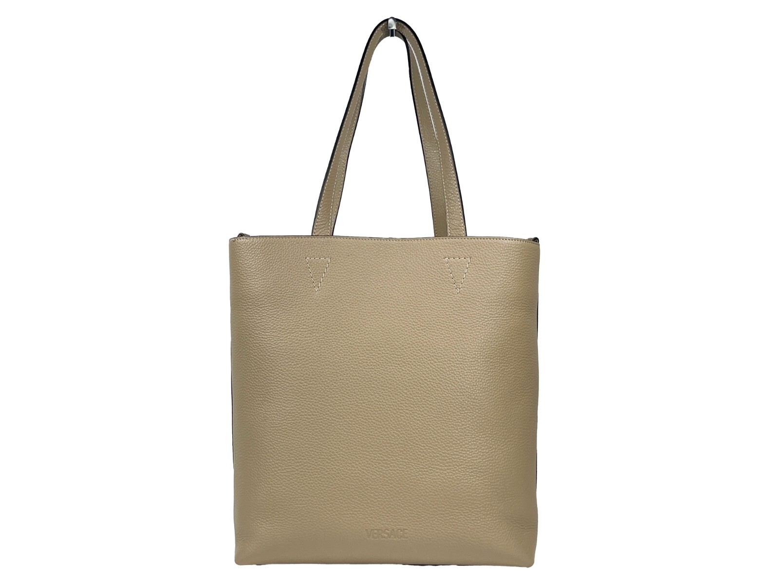 Versace Medusa Large Leather Tote Bag With Pouch - Image 3
