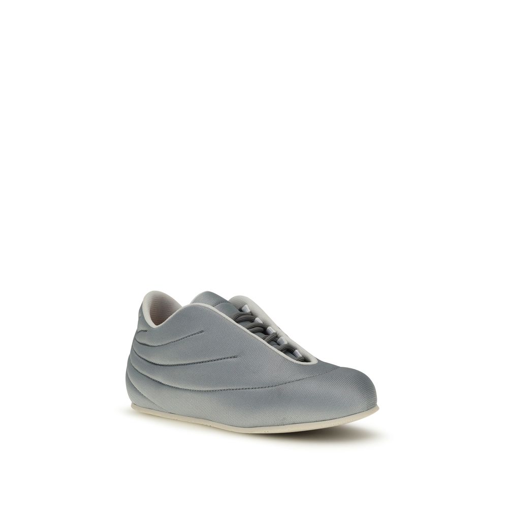 PDF Channel Gray Polyester Sneakers - Image 2