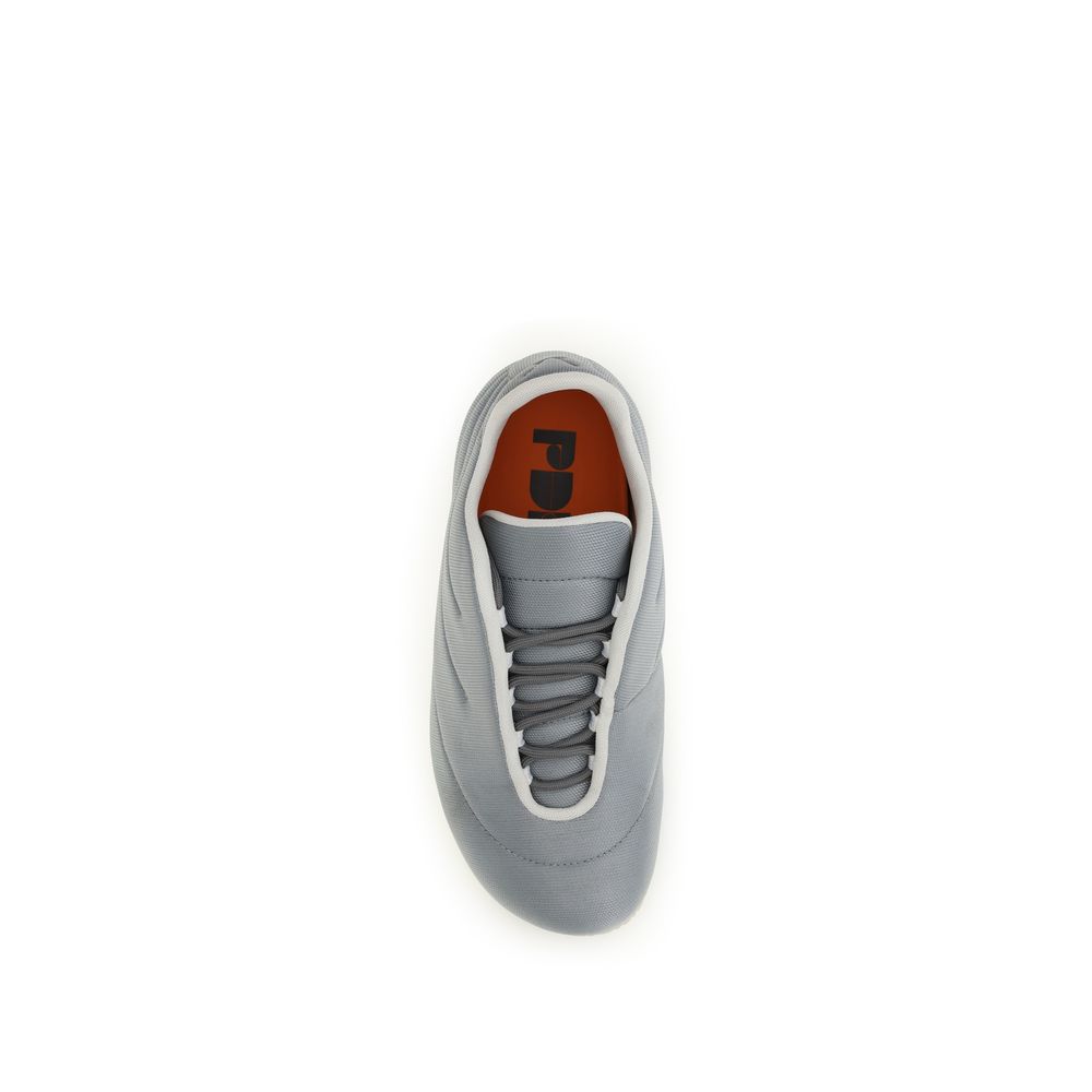 PDF Channel Gray Polyester Sneakers - Image 4