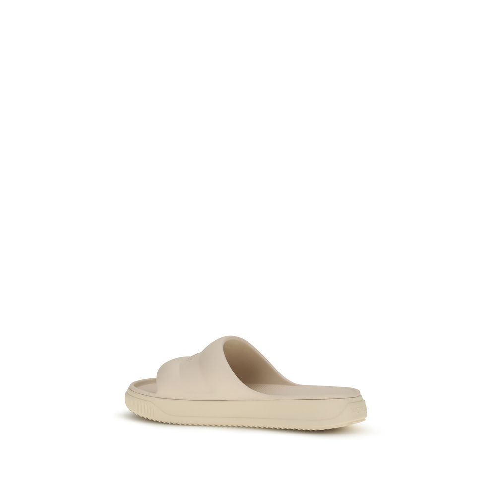 Moncler Beige Rubber Slippers - Image 3