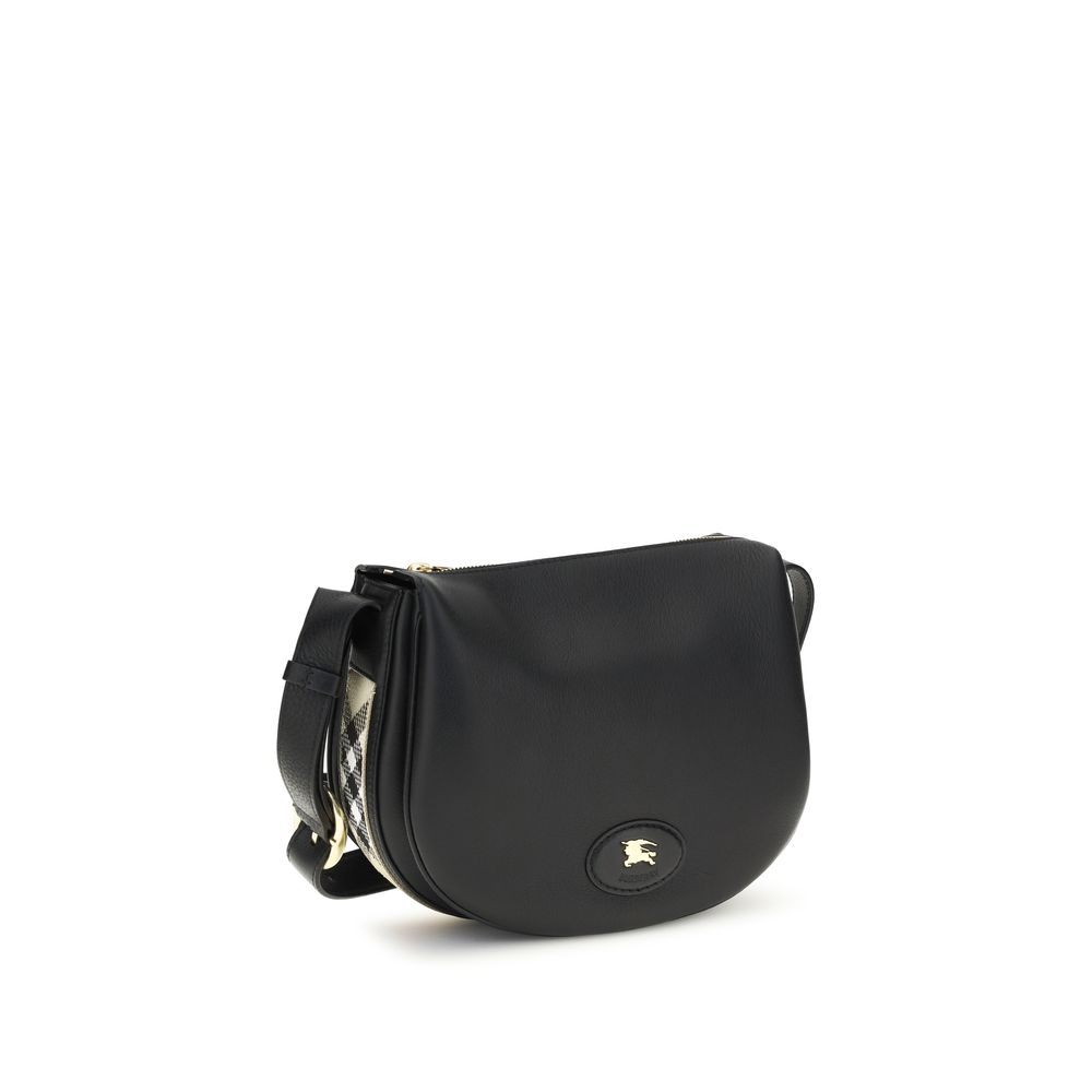 Burberry Black Calf Leather Bos Taurus Shoulder Bag - Image 2