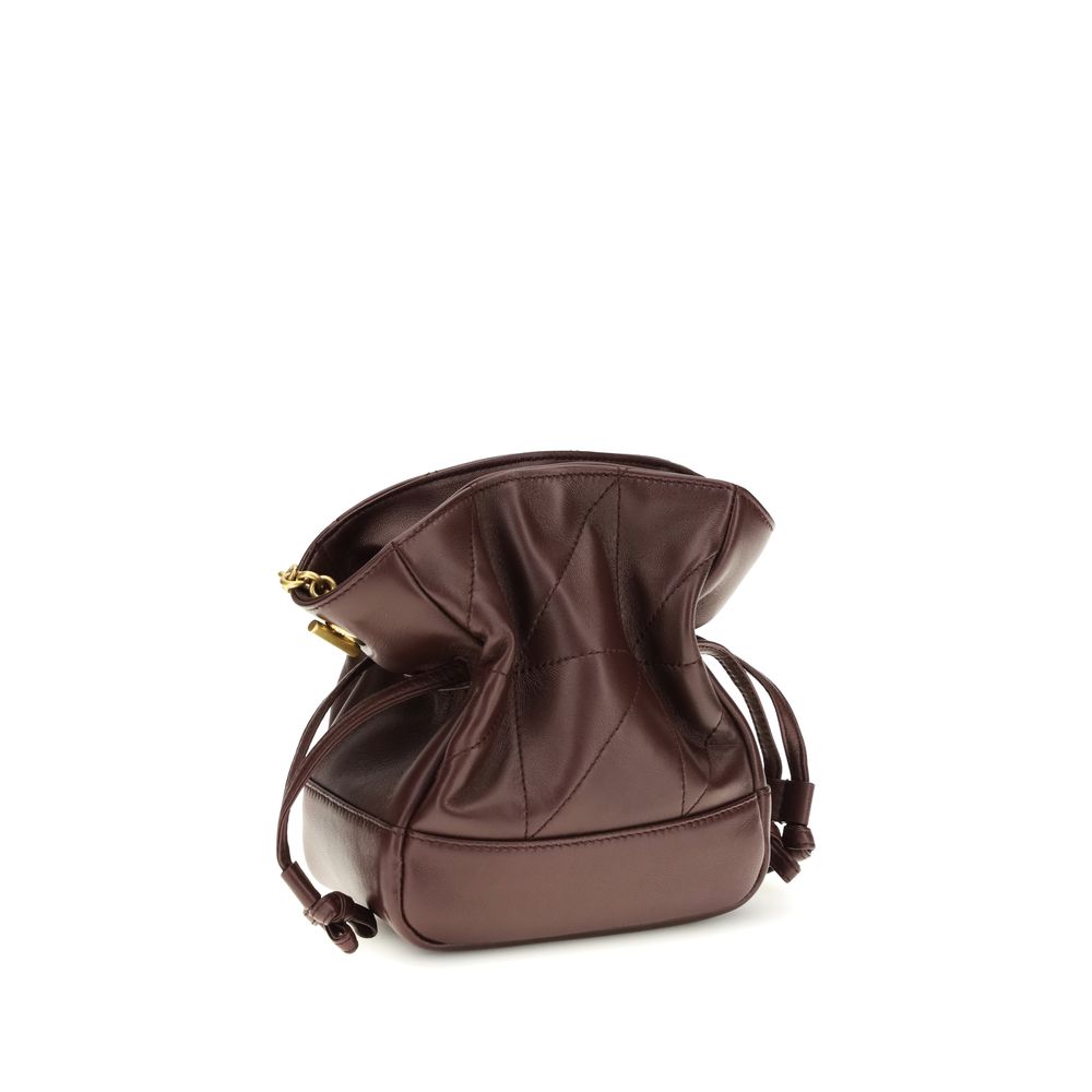 Saint Laurent Bordeaux Lamb Ovis Aries Aries Clutch Bag - Image 3